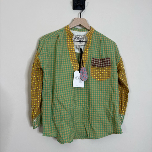 Ace & Jig Lizzie Top Cotton Pullover In Cantaloupe Mixed Print NWT - Picture 9 of 11